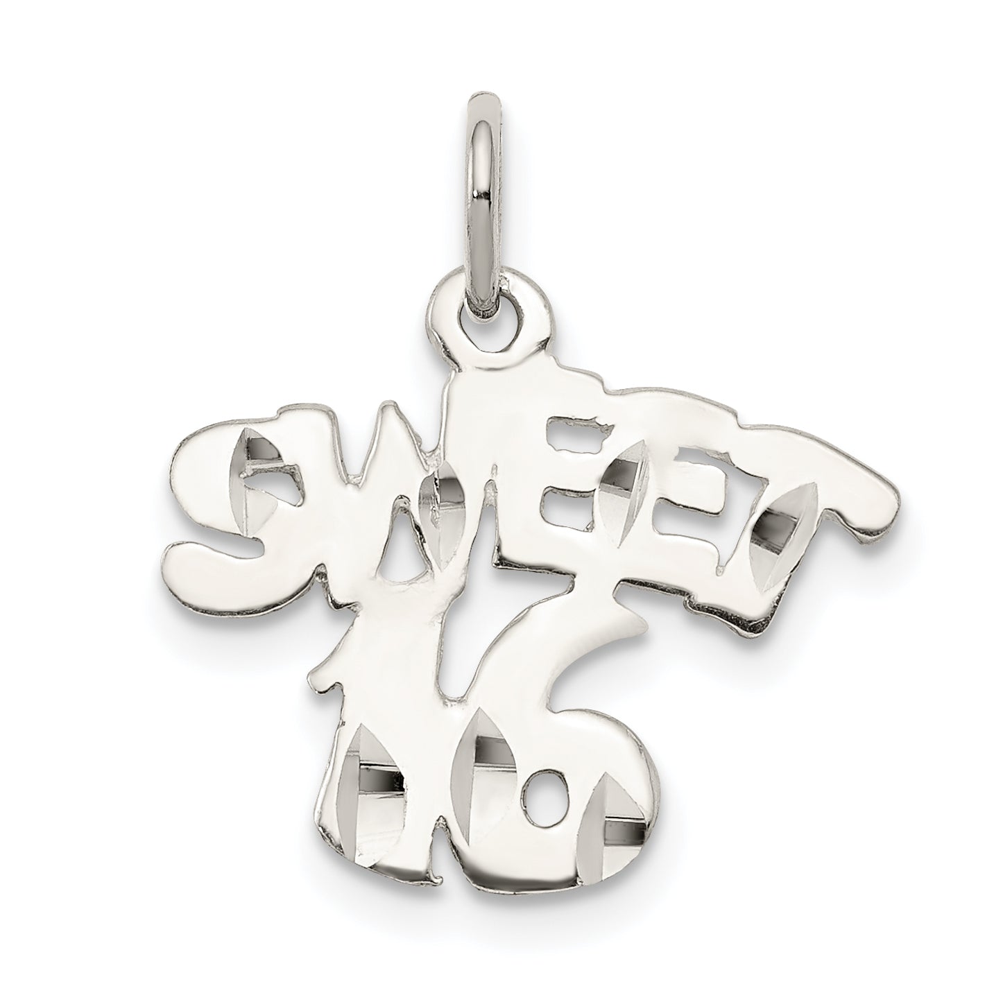 Sterling Silver Sweet 16 Charm Main image