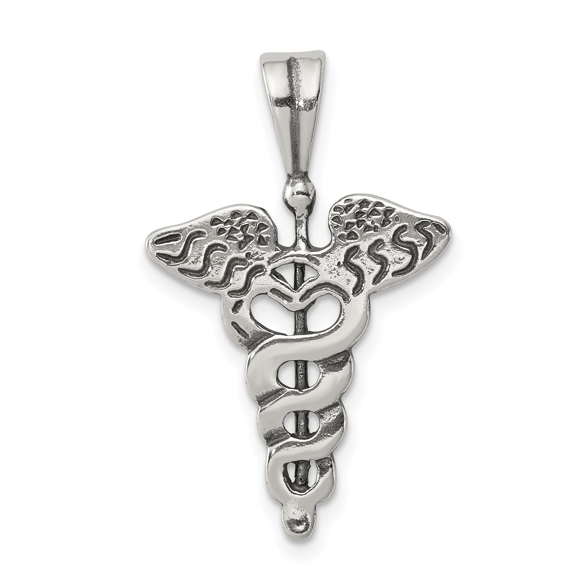 Sterling Silver Caduceus Charm Main image