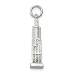 Sterling Silver 925 Sears Tower Charm Solid Casted Pendant by Sophia Jewelers