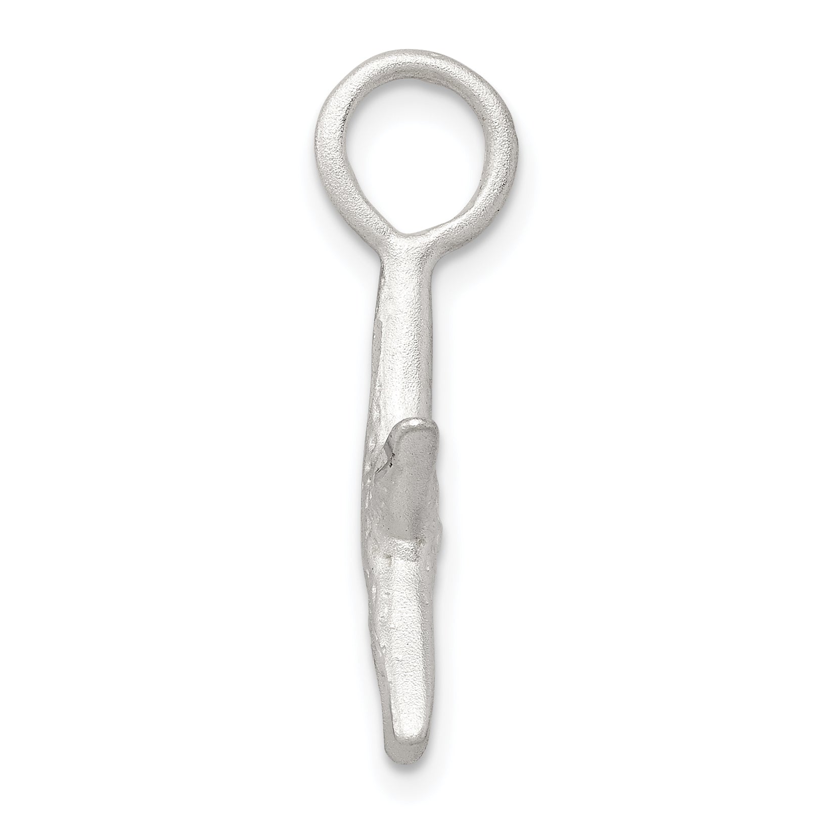 925 Sterling Silver Starfish Charm with Polished Finish & Anti-Tarnish Coating Secondary image