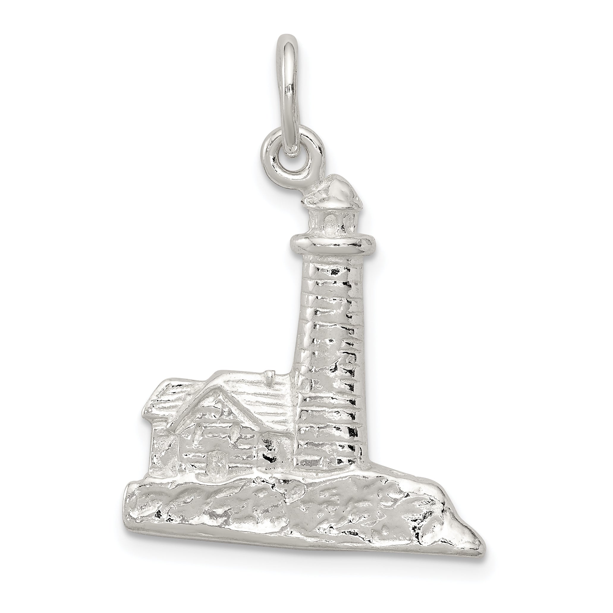 Sterling Silver Lighthouse Charm Main image