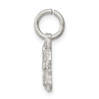 Sterling Silver 925 Butterfly Charm with Solid Cast Design