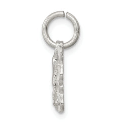 Sterling Silver 925 Butterfly Charm with Solid Cast Design