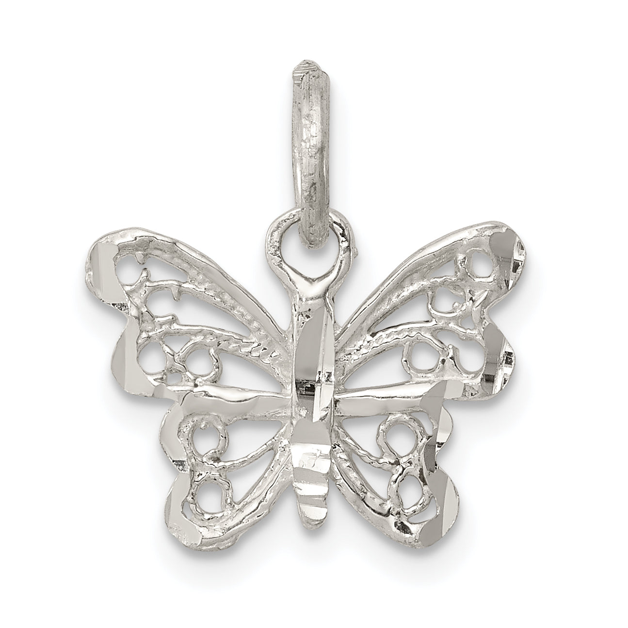 Sterling Silver Butterfly Charm Main image