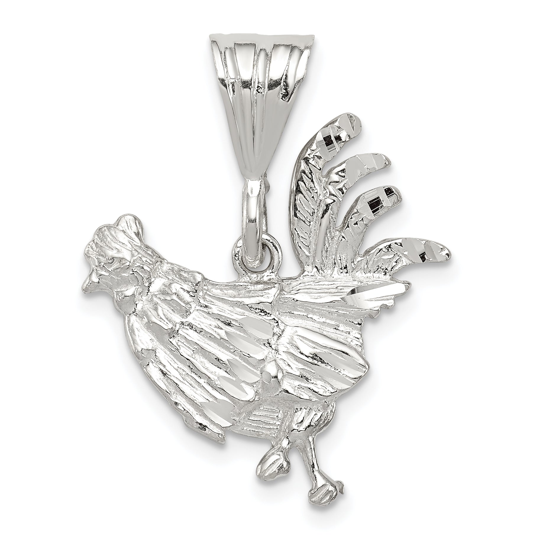 Sterling Silver Rooster Charm Main image