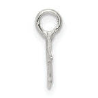 Sterling Silver 925 Graduation Cap Charm with Anti-Tarnish Finish Solid Cast