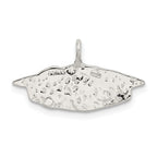 Sterling Silver 925 Graduation Cap Charm with Anti-Tarnish Finish Solid Cast