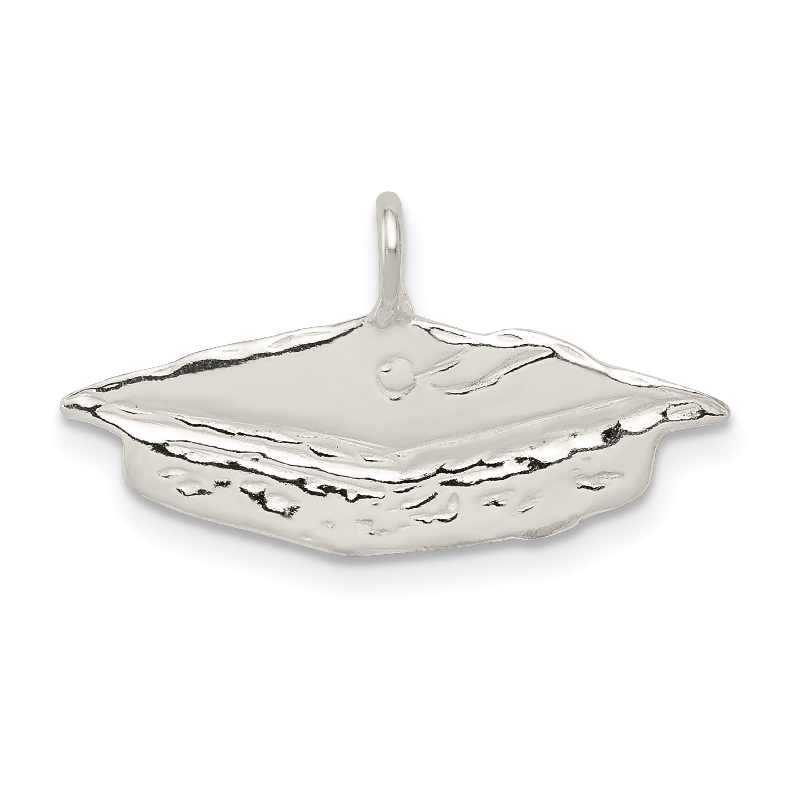 Sterling Silver Graduation Cap Charm Main image