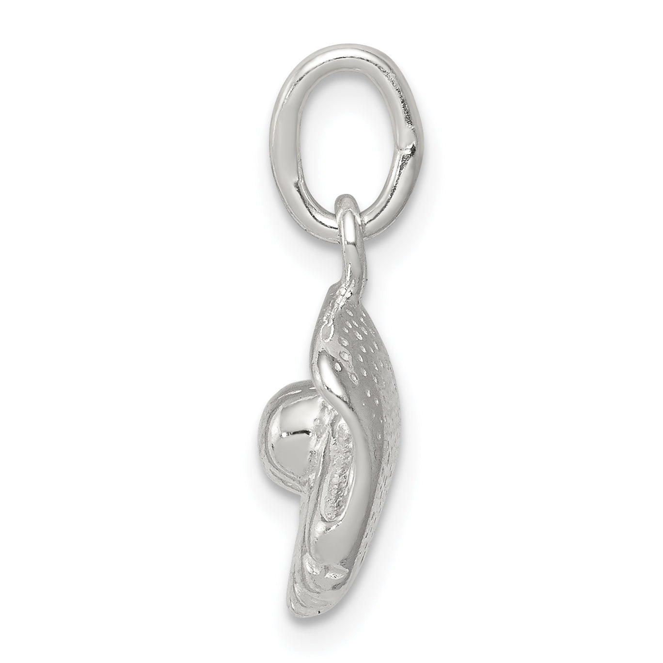 Sterling Silver 925 Baseball Glove Charm with Polished Finish and Anti-Tarnish Coating Secondary image