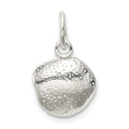 Sterling Silver 925 Baseball Glove Charm with Polished Finish and Anti-Tarnish Coating