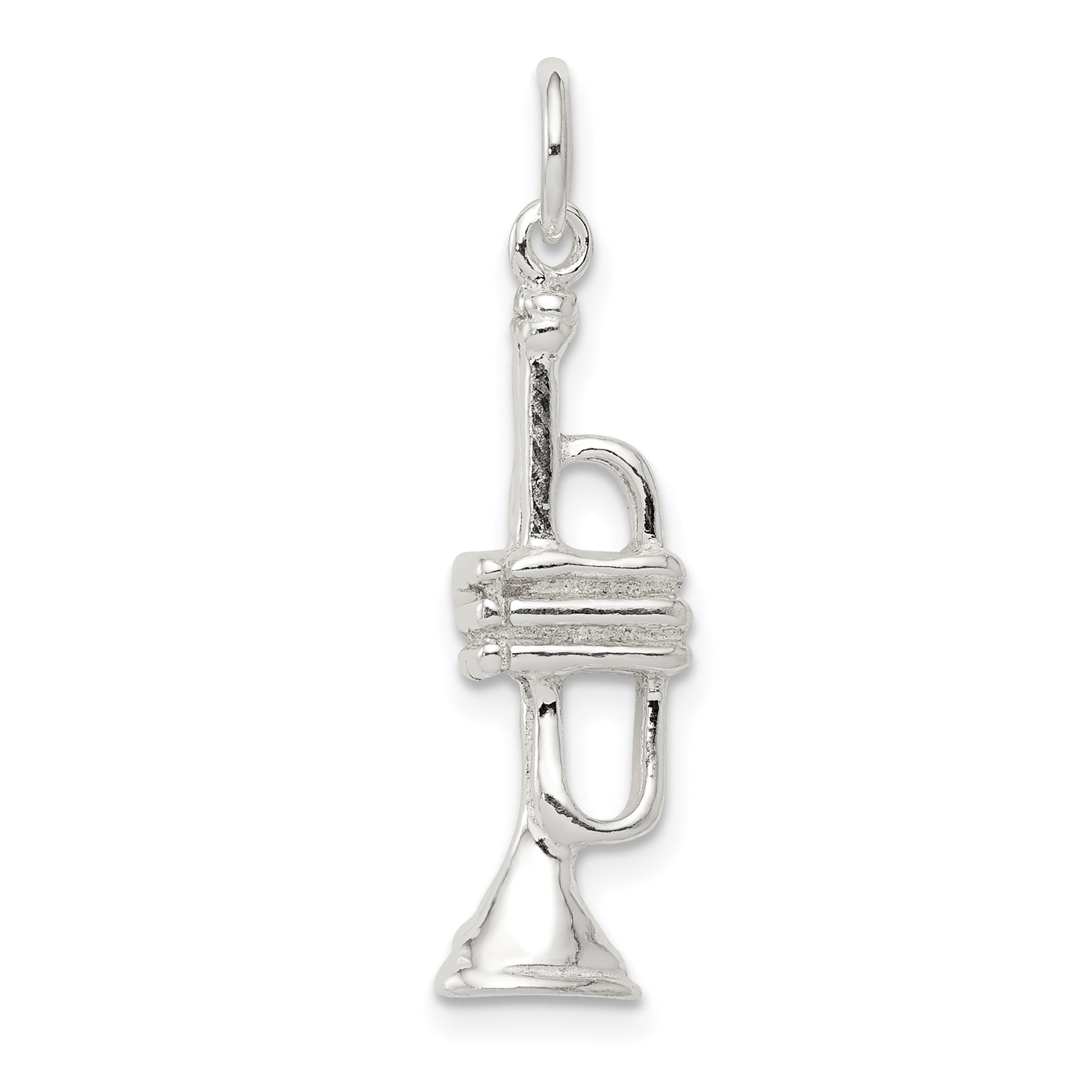 Sterling Silver Trumpet Charm Main image