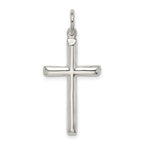 Cross Charm in Sterling Silver