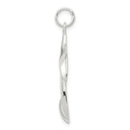 Sterling Silver 925 Music Note Charm with Polished Anti-Tarnish Finish