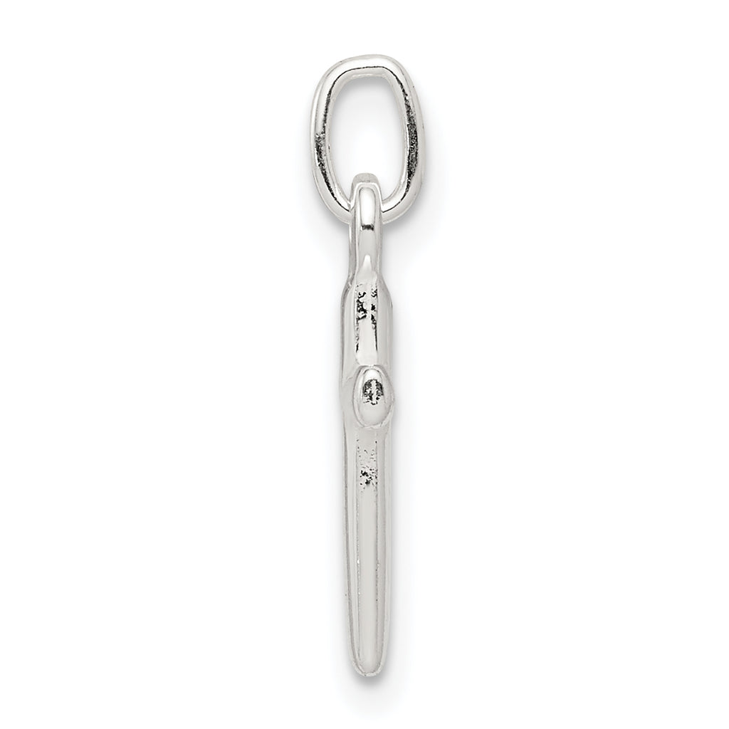 Children's Cross Charm in Sterling Silver