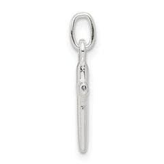 925 Sterling Silver Polished Cross Charm for Children  Elegant and Solid