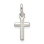 Children's Cross Charm in Sterling Silver