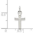 Children's Cross Charm in Sterling Silver