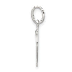 Sophia Jewelers Polished 925 Sterling Silver Cross Heart Charm with Anti-Tarnish Finish
