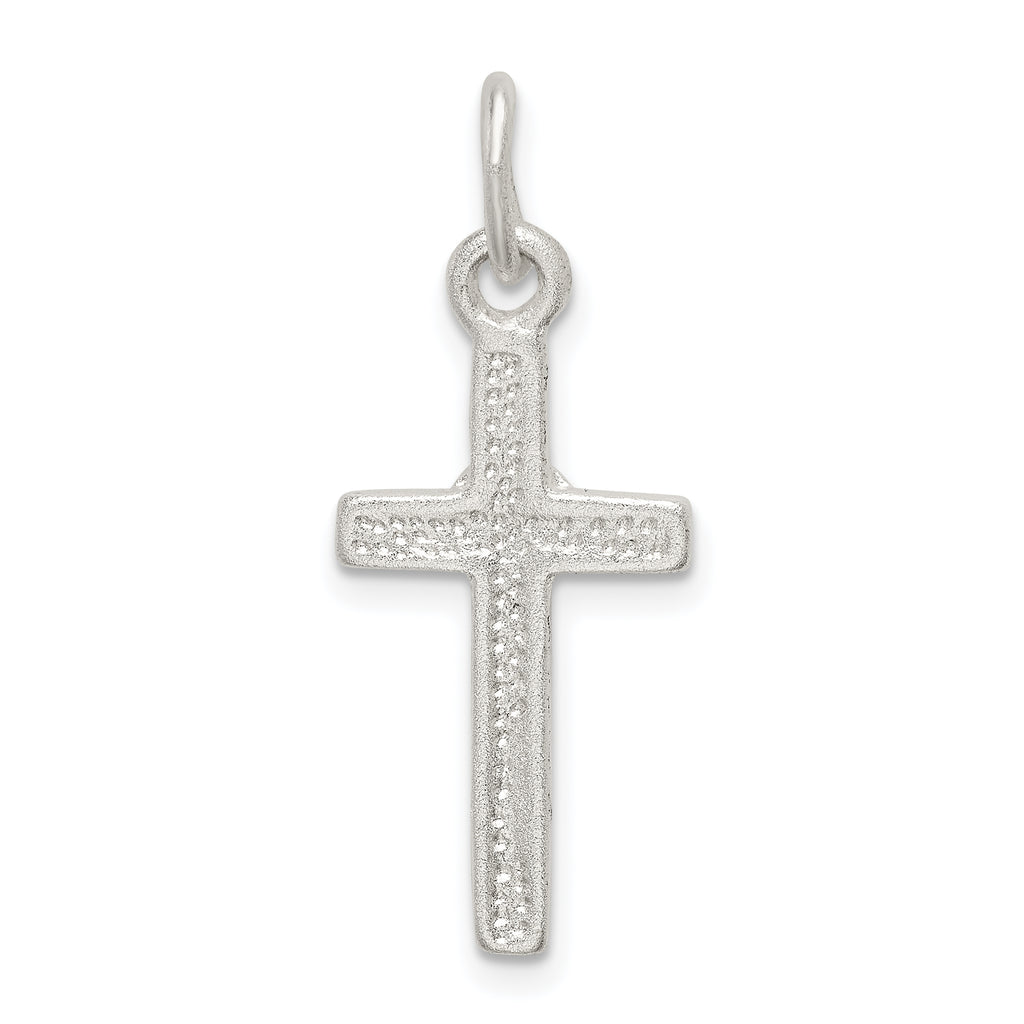 Sophia Jewelers Sterling Silver 925 Latin Cross Pendant with Polished Anti-Tarnish Finish