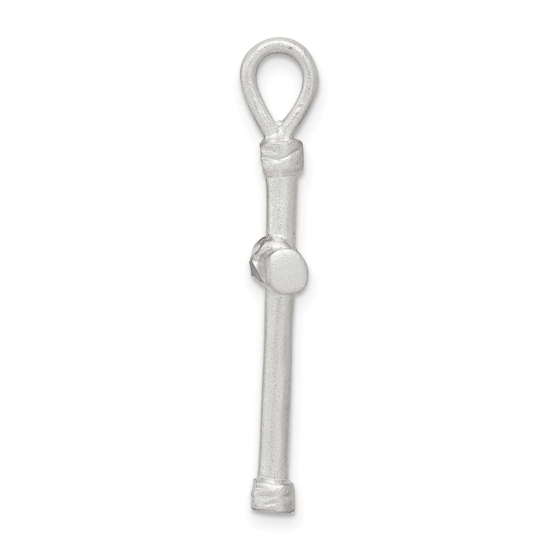 Sterling Silver 925 Cross Pendant with Polished Finish and Anti-Tarnish Coating