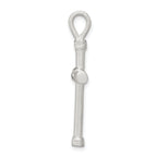 Sterling Silver 925 Cross Pendant with Polished Finish and Anti-Tarnish Coating