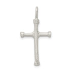 Sterling Silver 925 Cross Pendant with Polished Finish and Anti-Tarnish Coating