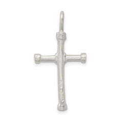 Sterling Silver 925 Cross Pendant with Polished Finish and Anti-Tarnish Coating