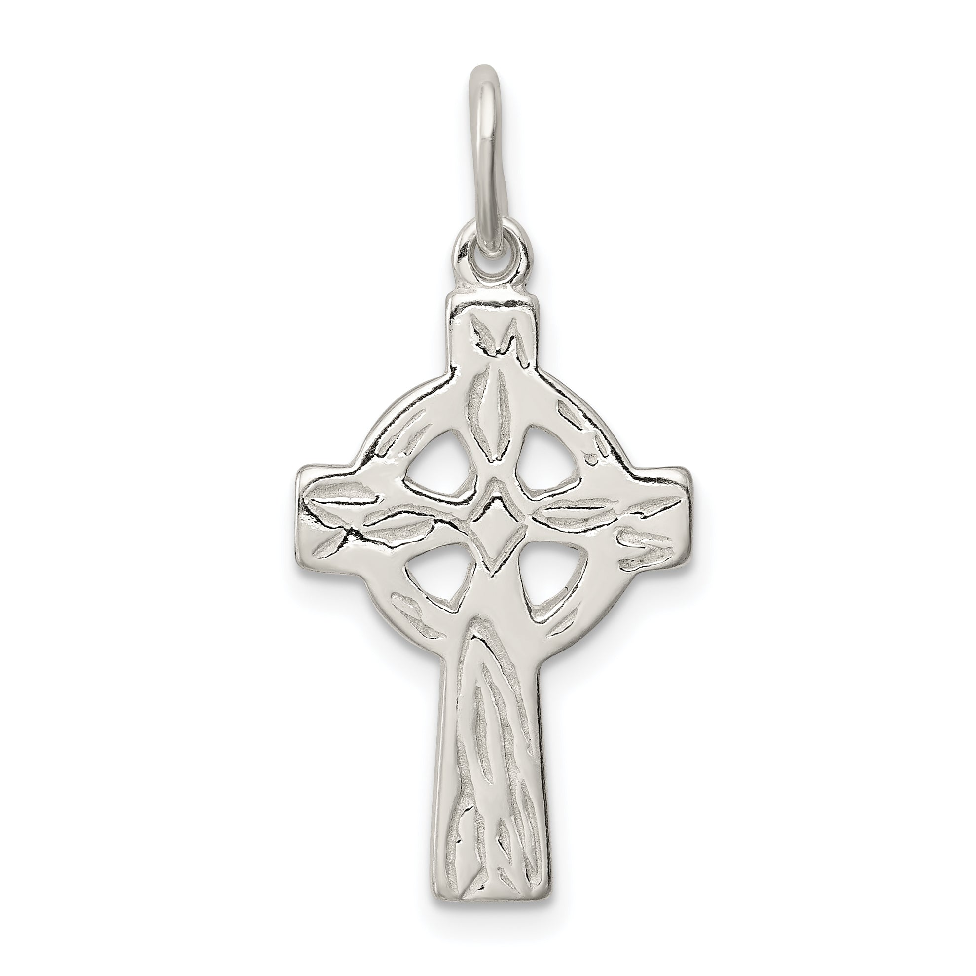 Sterling Silver Celtic Cross Charm Main image
