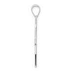 Sterling Silver 925 Ankh Cross Pendant with Polished Anti-Tarnish Finish