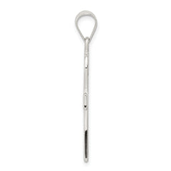 Sterling Silver 925 Ankh Cross Pendant with Polished Anti-Tarnish Finish