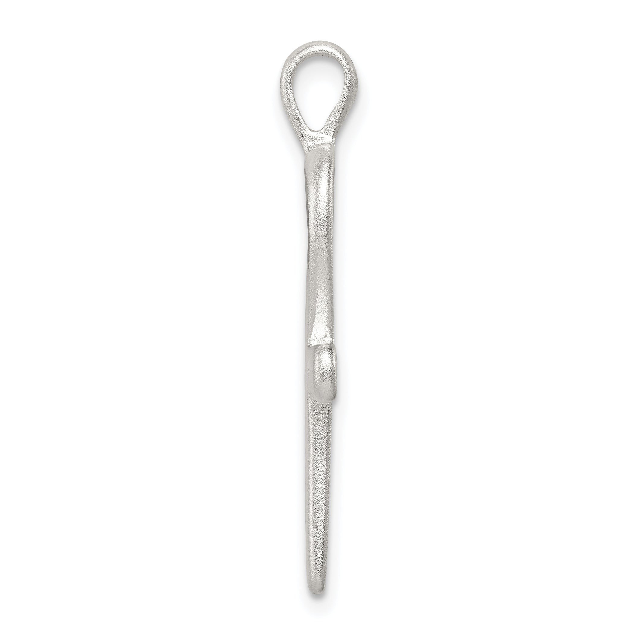 Sterling Silver 925 Ankh Cross Pendant with Polished Anti-Tarnish Finish