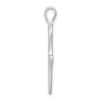Sterling Silver 925 Ankh Cross Pendant with Polished Anti-Tarnish Finish
