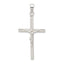 Sterling Silver Polished Crucifix Pendant