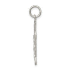 925 Sterling Silver Crucifix Pendant with Polished Finish Solid Design