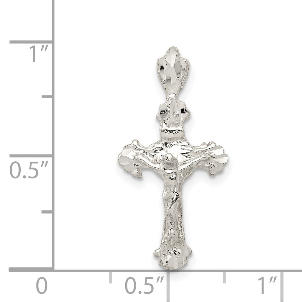 INRI Crucifix Pendant in Sterling Silver