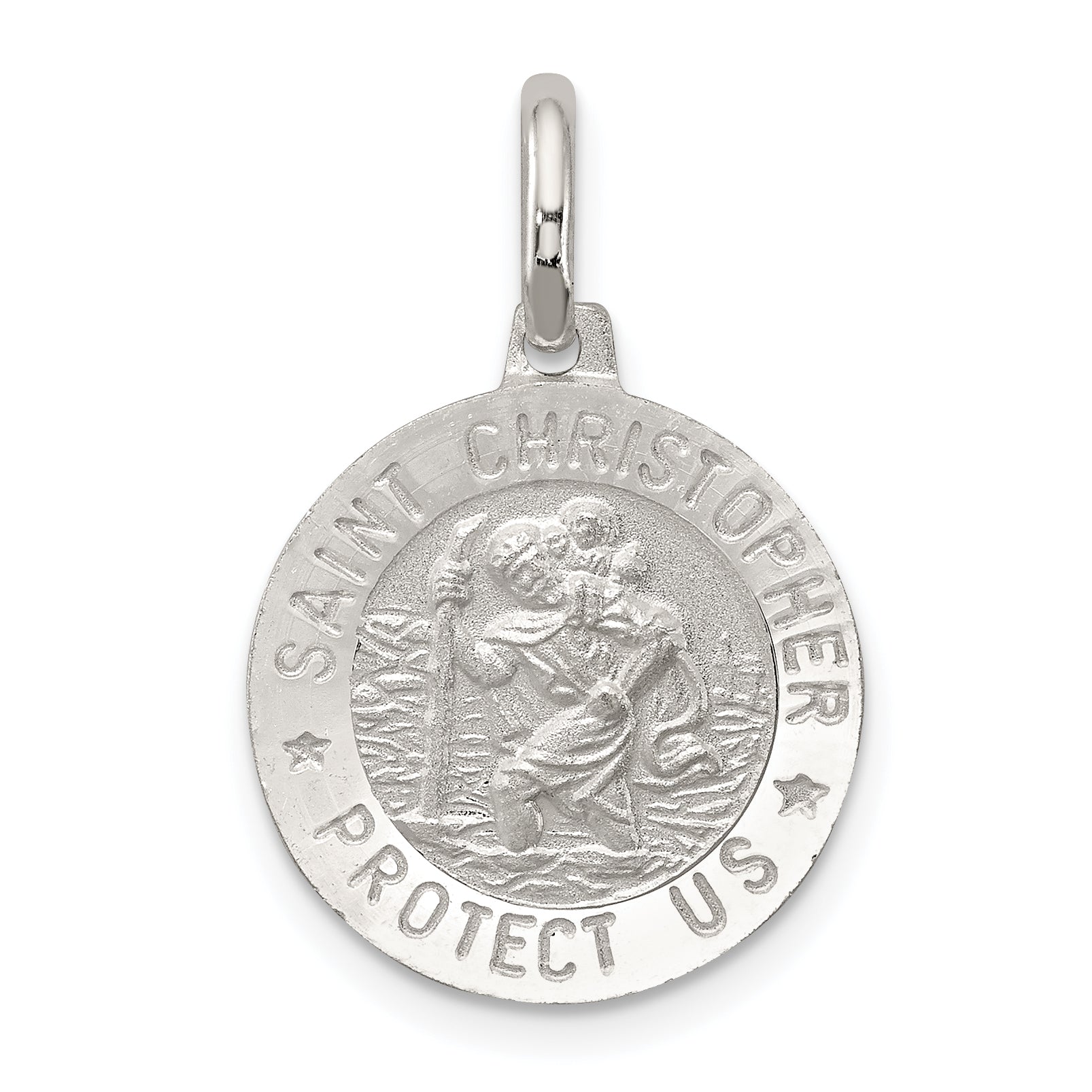 Sterling Silver St. Christopher Medal Main image