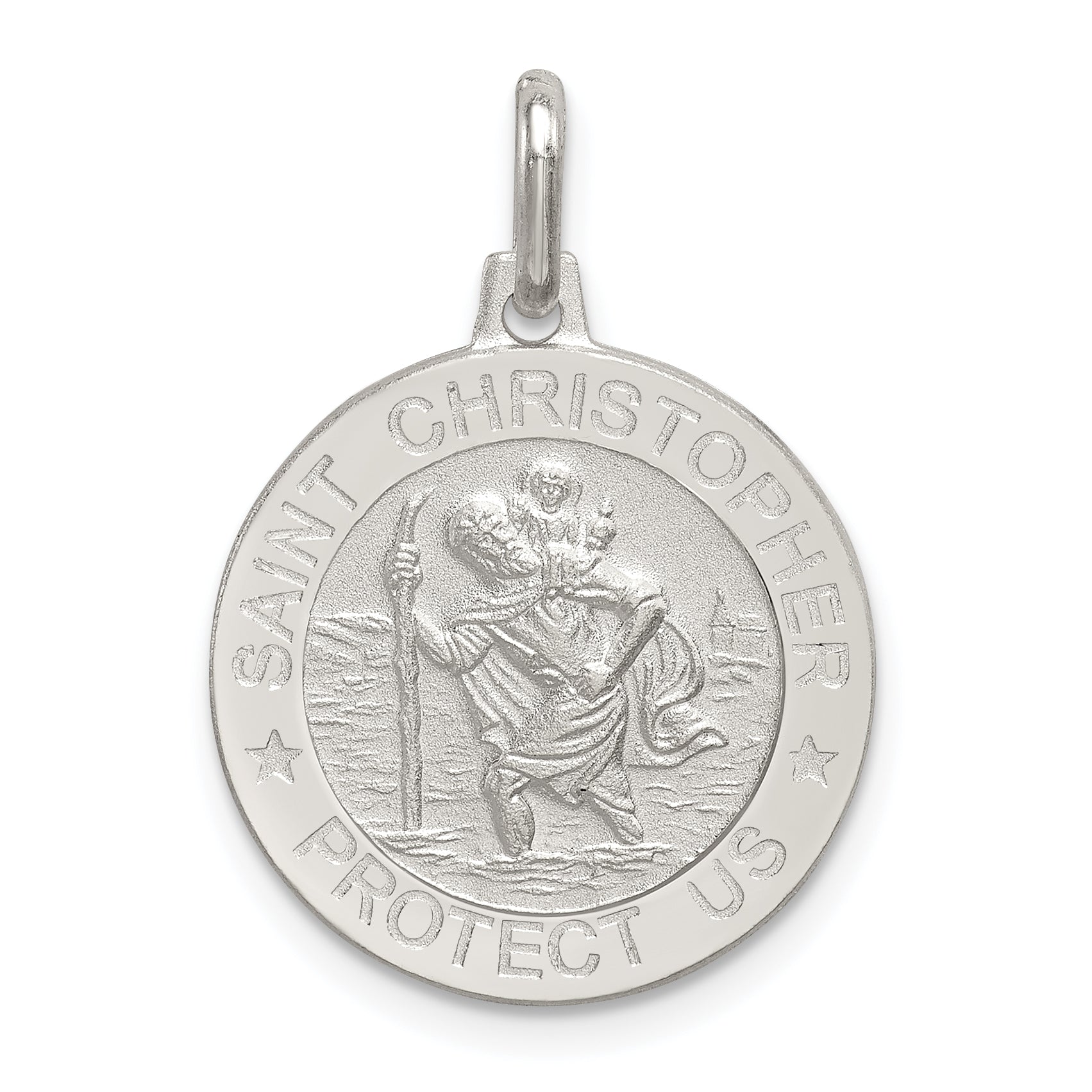 Sterling Silver St. Christopher Medal Main image