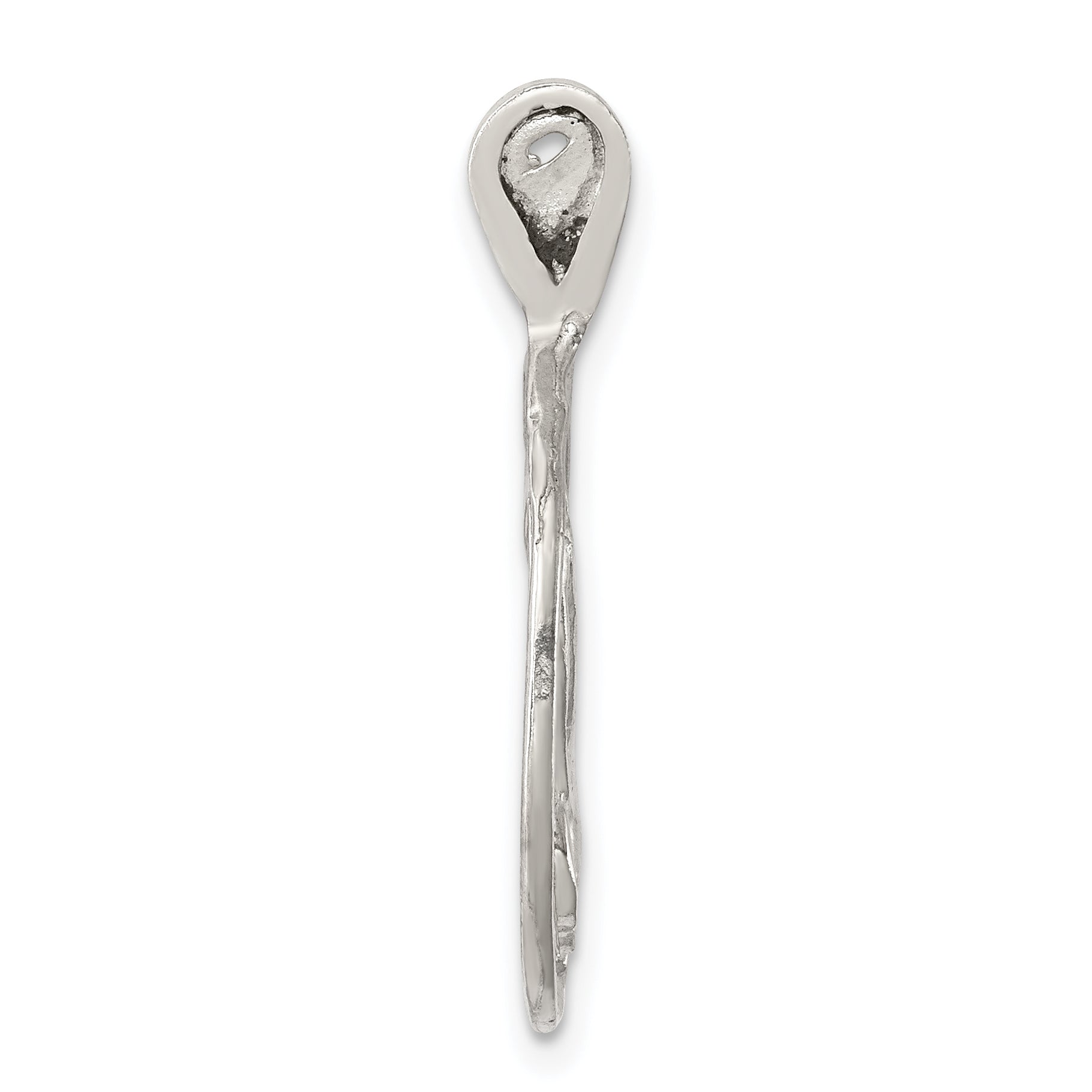 Sterling Silver 925 Praying Hands Pendant with Polished Finish Elegant Design
