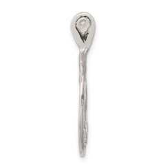 Sterling Silver 925 Praying Hands Pendant with Polished Finish Elegant Design