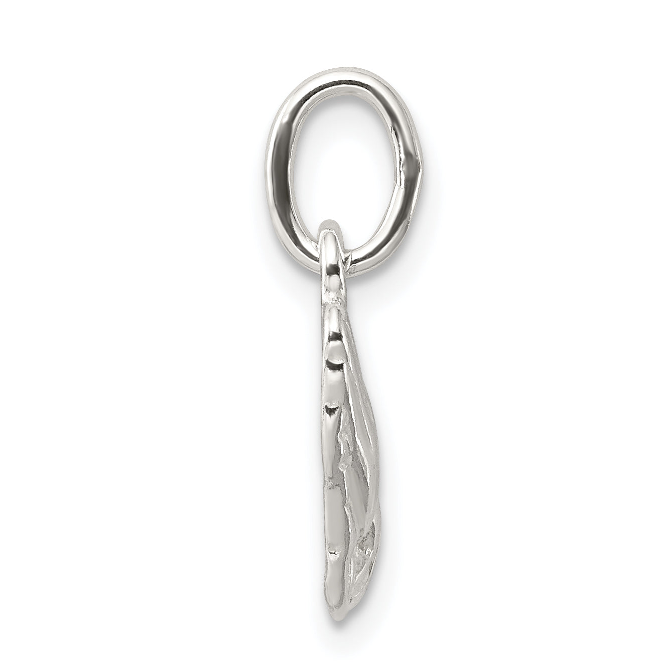 Sterling Silver 925 Praying Hands Charm with Polished Anti-Tarnish Finish