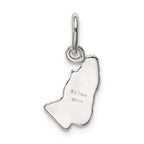 Sterling Silver 925 Praying Hands Charm with Polished Anti-Tarnish Finish