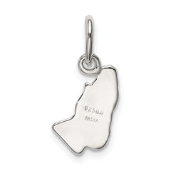 Sterling Silver 925 Praying Hands Charm with Polished Anti-Tarnish Finish