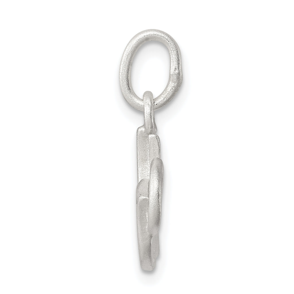 Sterling Silver 925 Dove Charm with Polished Finish and Anti-Tarnish Coating
