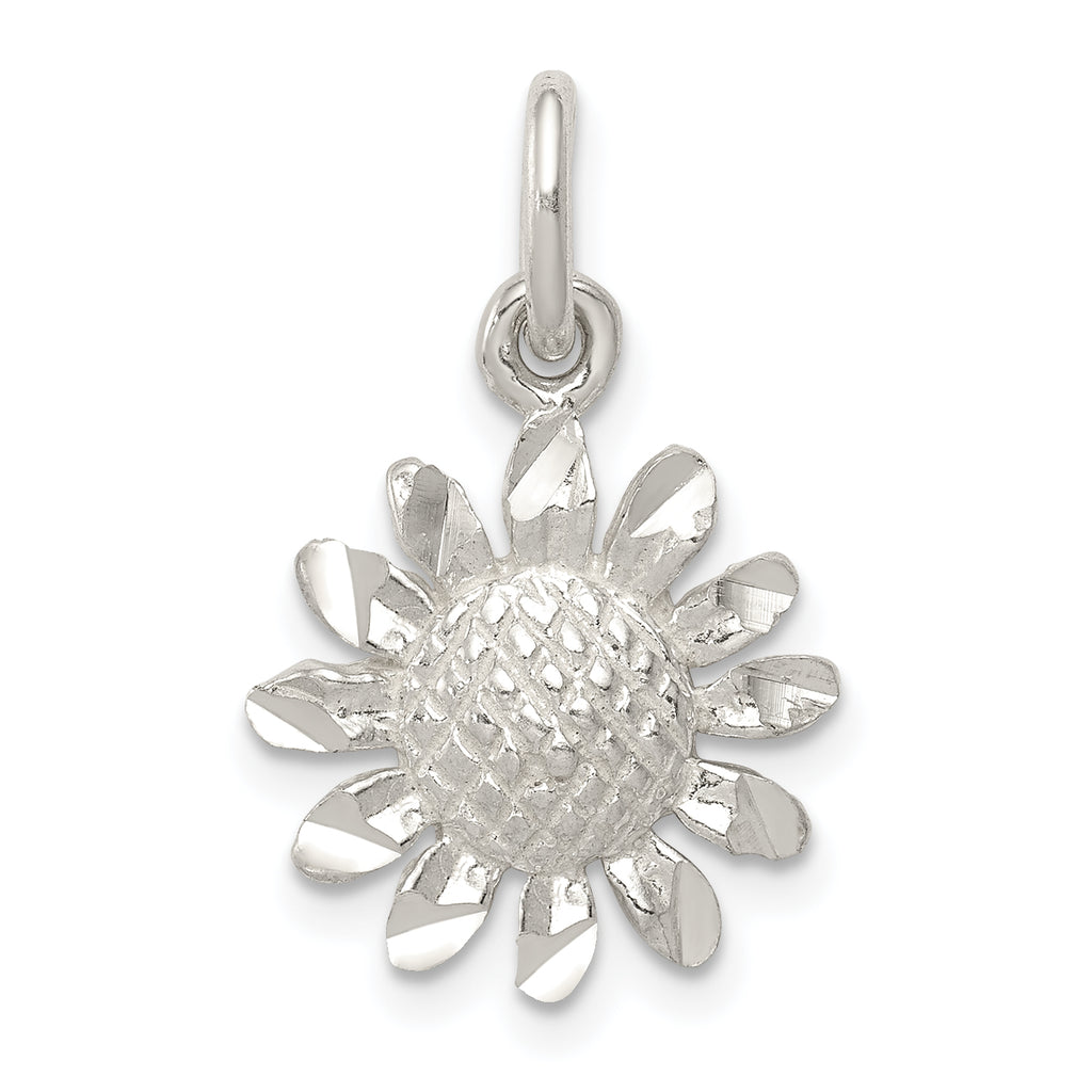 Sterling Silver Floral Charm