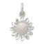 Sterling Silver Floral Charm