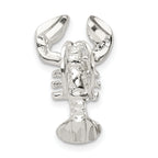 Sterling Silver 925 Polished Slide Charm with Anti-Tarnish Finish