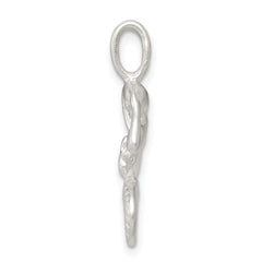 925 Sterling Silver Mermaid Charm with Polished Finish and Anti-Tarnish Coating