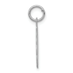 Sterling Silver Rhodium-Plated Special Mom Charm  Polished 925 Pendant