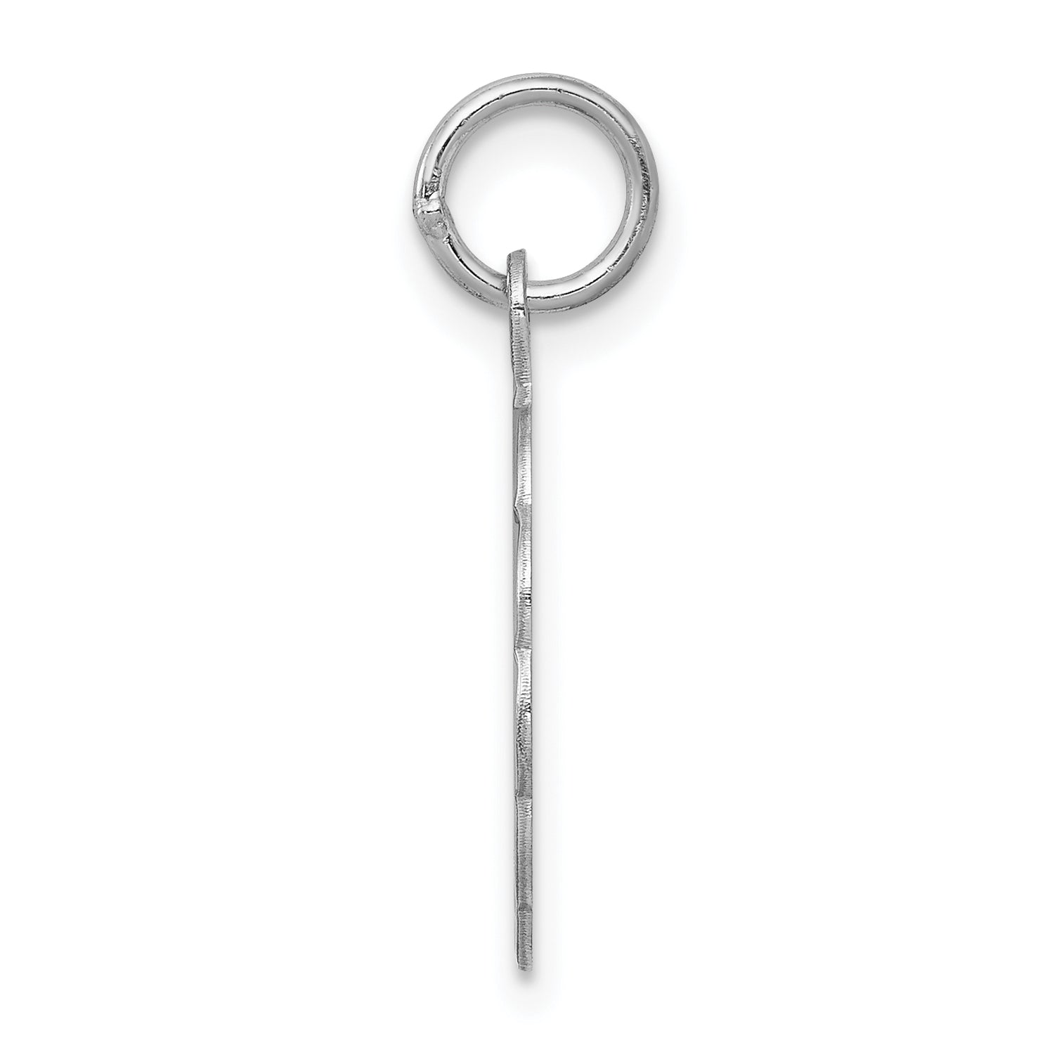 Sterling Silver Rhodium-Plated #1 Mom Charm with Polished Finish Elegant Gift Secondary image