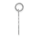 Sterling Silver Rhodium-Plated #1 Mom Charm with Polished Finish Elegant Gift